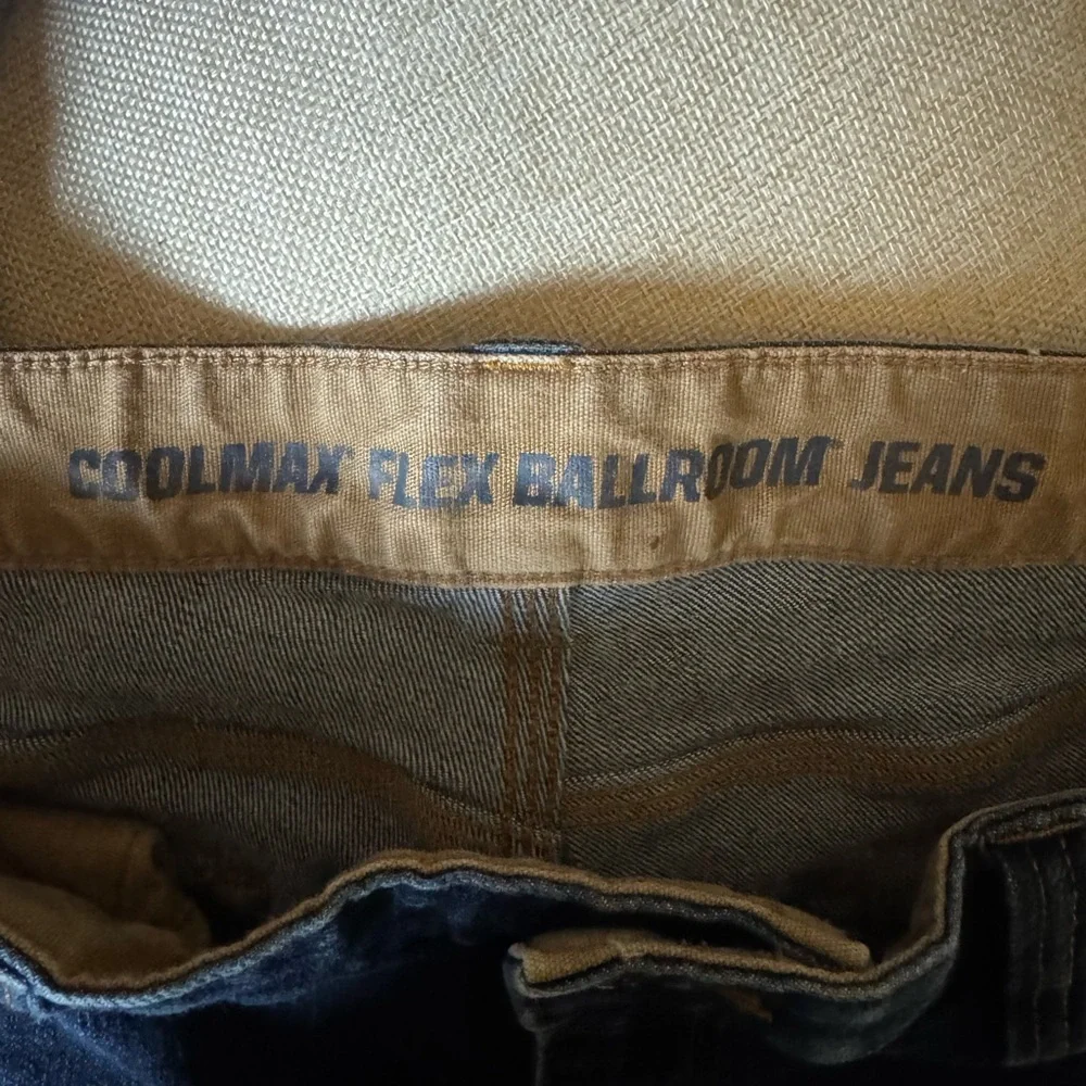 Duluth Trading DuluthFlex CoolMax ballroom jeans Size 38 x 30 Dark wash